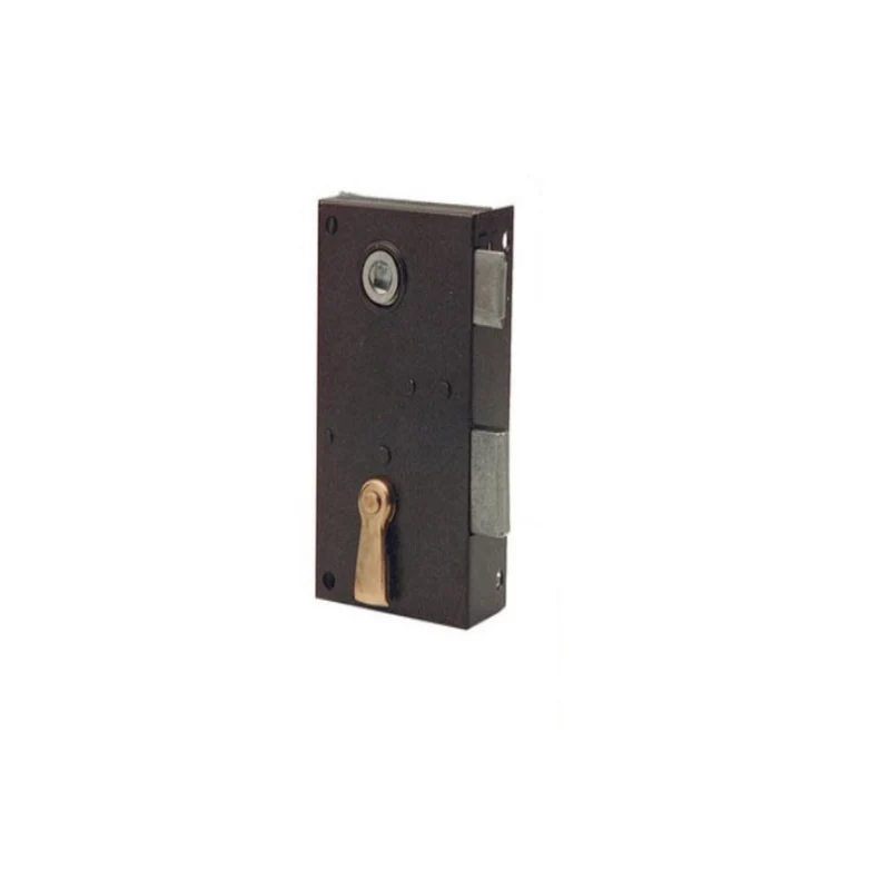 Serratura Verticale Bronzata Destra Bonaiti 135 Cassa 70 Entrata 45 Mm