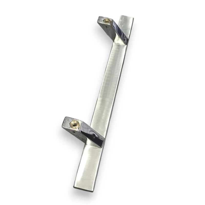 Coppia Maniglioni Acciaio Inox Satinato Lucido Portoncini Locale Ko620 Cm 50