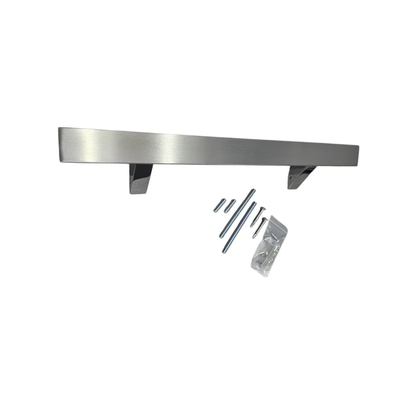 Coppia Maniglioni Acciaio Inox Satinato Lucido Portoncini Locale Ko620 Cm 50