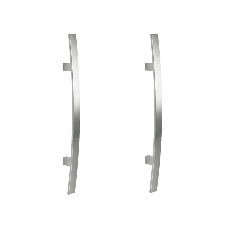 Coppia Maniglioni Acciaio Inox Satinato Portoncini Entrate Locali K630 Cm 50