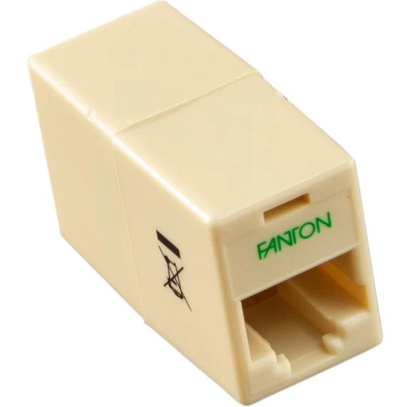 Accoppiatore Linea/Linea RJ45 Fanton Avorio – 22331