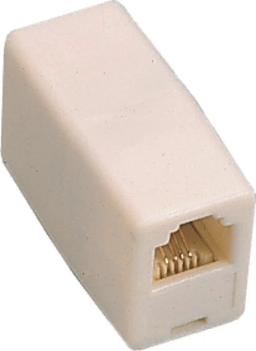 Accoppiatore RJ11 Linea/Linea Fanton Avorio – 22330
