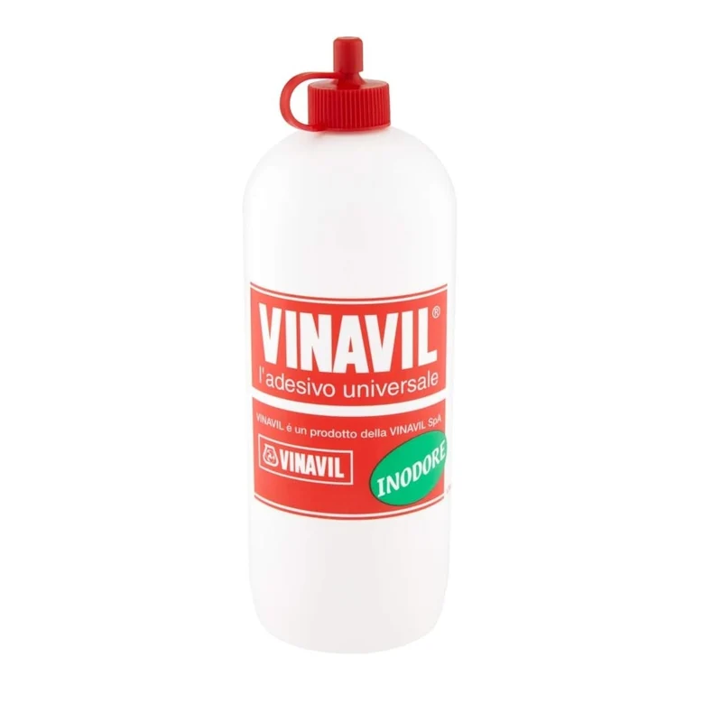 Vinavil 250 gr inodore Colla Vinilica originale Carta Cartone Legno Stoffa cuoio pelle