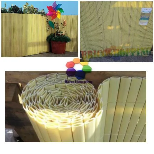Arelle Ombreggiante 3x1,5 Frangivista Pvc Bamboo Doppia Bambu 300 X 150 Cm
