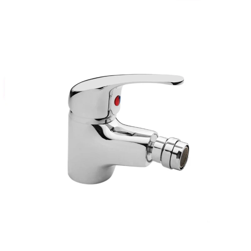 Serie Luna Gruppo Bidet Bagno Monocomando Rubinetto Cromo Lucido