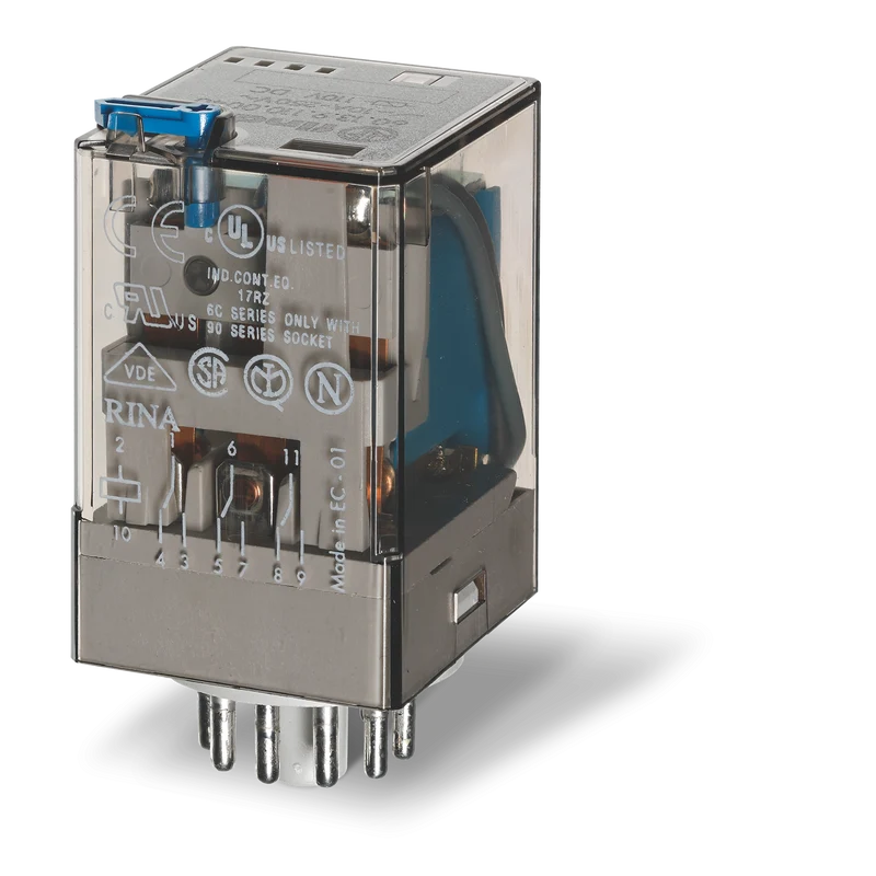 Relè Industriale a Innesto 3 Contatti 10A 60V Finder – 60.13