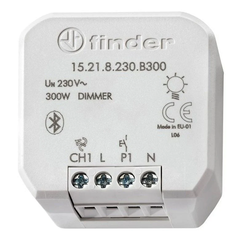 Dimmer Bluetooth Finder Yesly da Incasso 230V 300W 1NO – 15218230B300