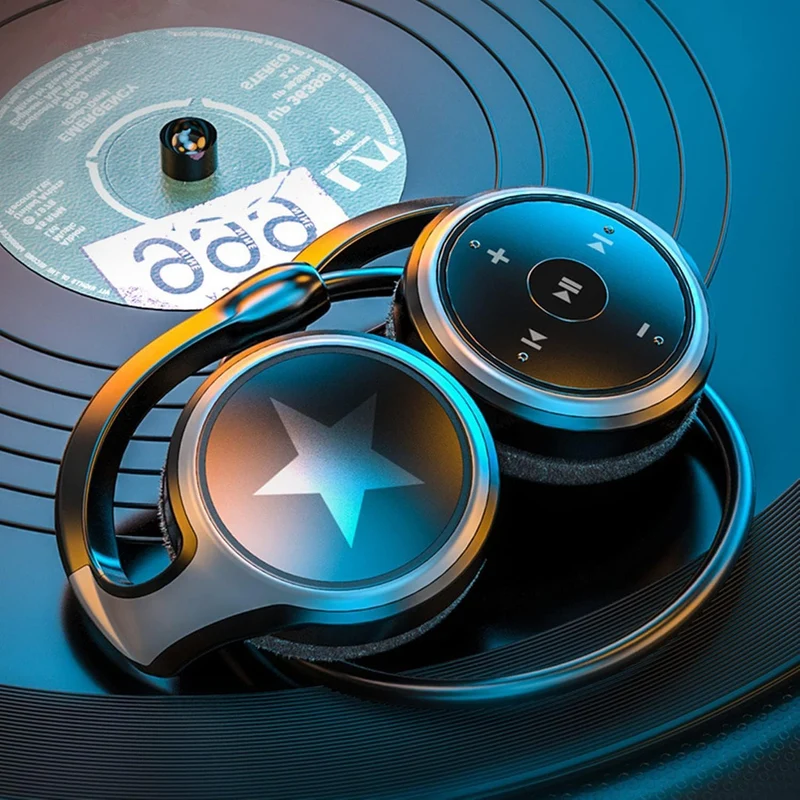 Cuffie Bluetooth 5.0 per sport, con supporto scheda TF e radio FM, CVC8.0, cancellazione del rumore, 12 ore di riproduzione per corsa, ciclismo, palestra