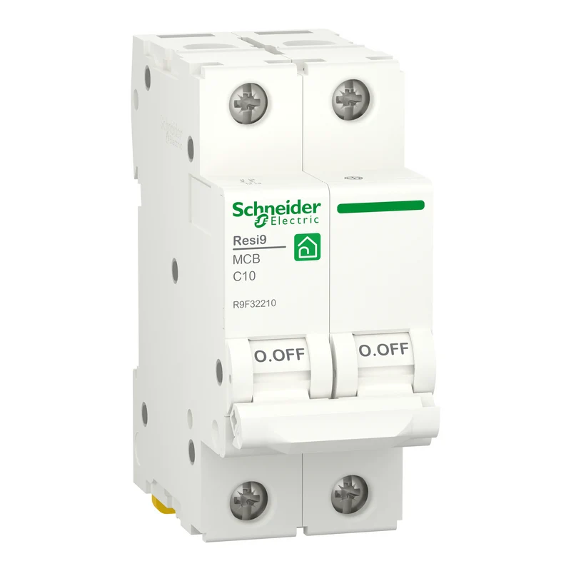 Interruttore Magnetotermico Schneider Resi9 2P Curva C 4500A 400V