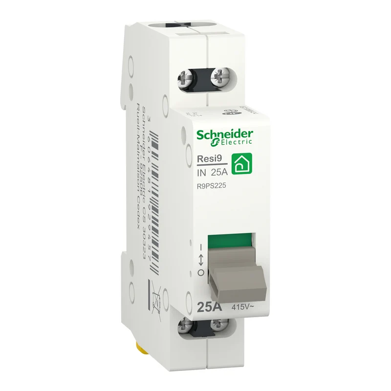 Interruttore Sezionatore Schneider Resi9 2P 25-63A