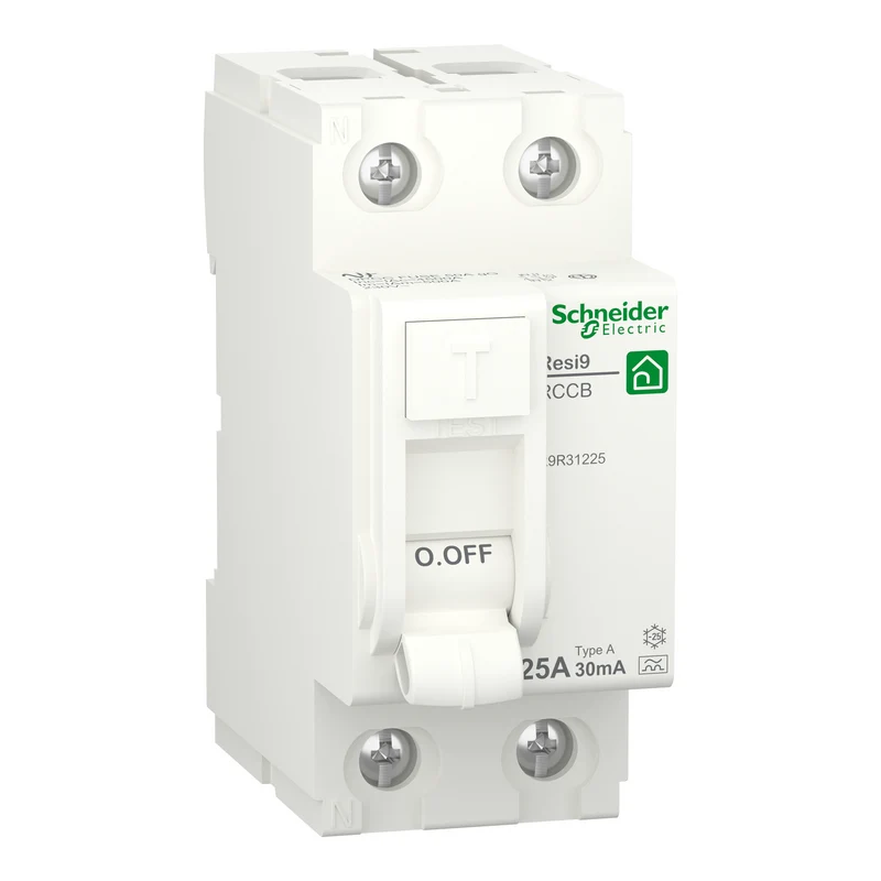 Interruttore Differenziale Schneider Resi9 RCCB 2P 25A 30mA Tipo A – R9R31