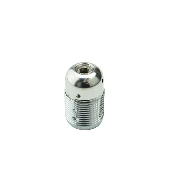 Portalampada E27 in Metallo Cromato o Ottone