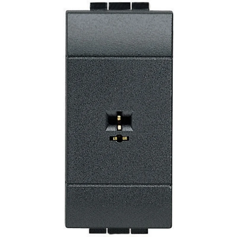 Connettore Hi-Fi Normalizzato DIN 2 Poli Punto-Linea Bticino Living Light Antracite – L4293