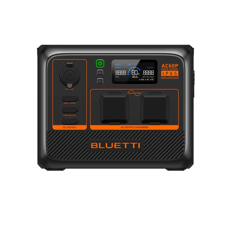 Power Station Portatile Bluetti 600W 504Wh – AC60P