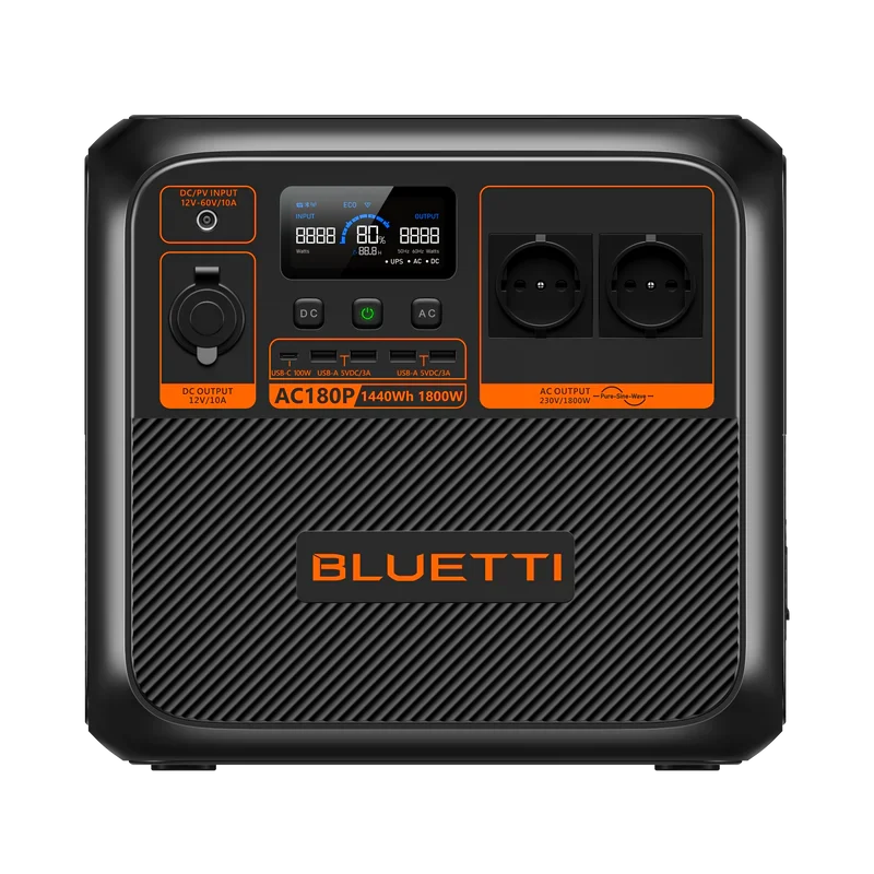 Power Station Portatile Bluetti 1800W 1440Wh – AC180P