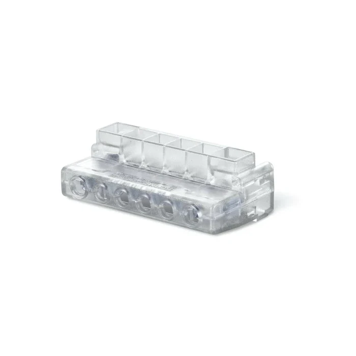 Connettore Multipolare 6 Vie Trasparente Scame per Cavi 6/16mm² – 817.1606C/817.3506C