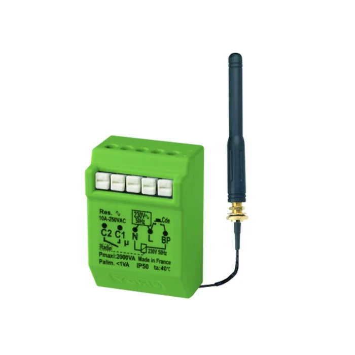 Modulo Relè Elettronico Passo-Passo Temporizzabile 2000W Urmet Radio Power con Antenna Esterna – 5454463