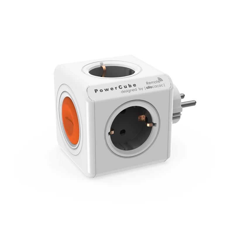 Allocacoc Powercube Extended con telecomando Bianco