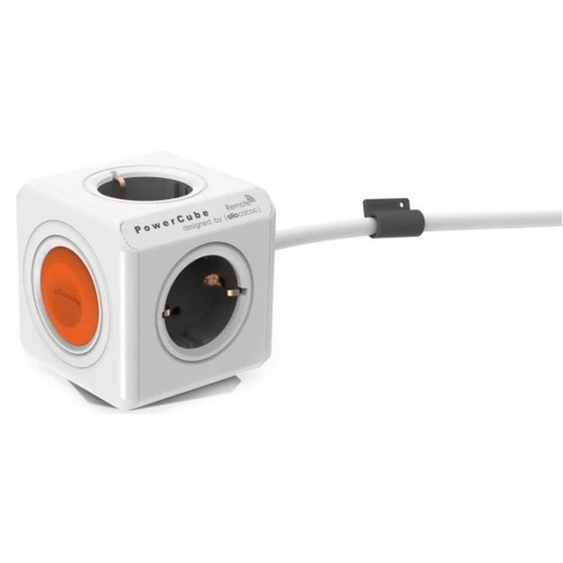Allocacoc Powercube Extended con telecomando Bianco