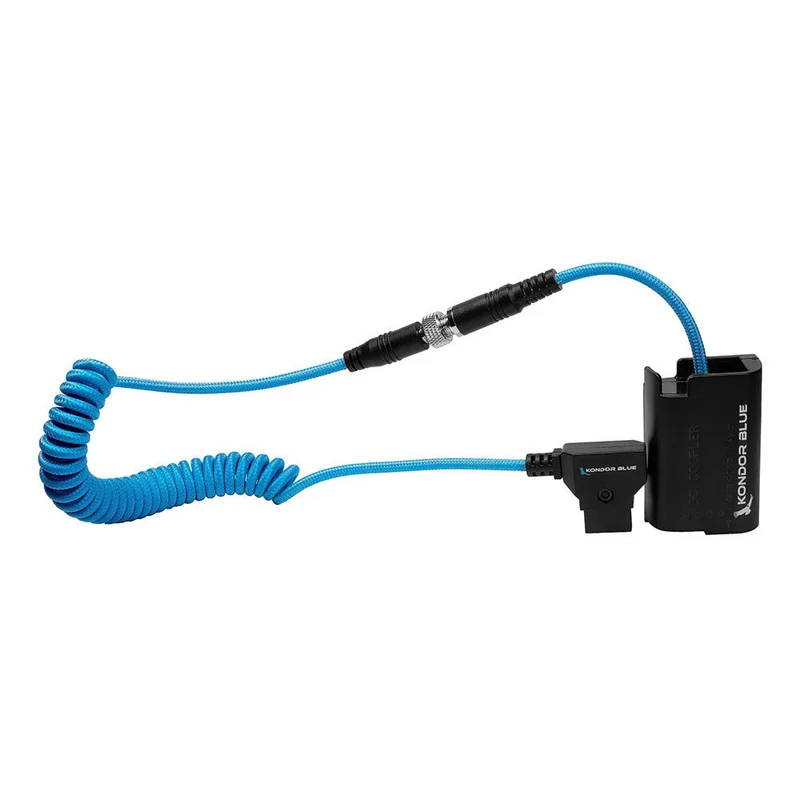 Kondor Blue D Tap to Lumix S5 GH5 DMW-BLK22 Dummy Batteria Cable