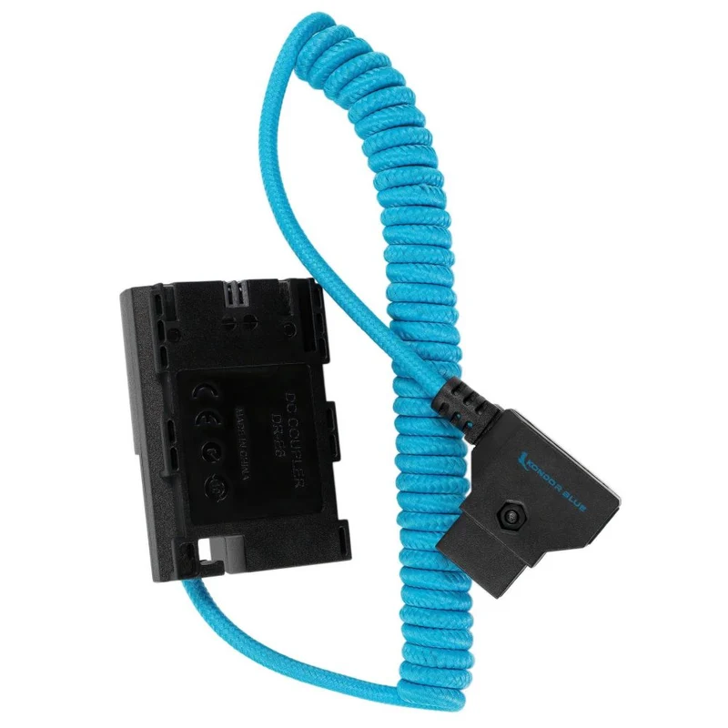 Kondor Blue D Tap Cavo per batteria fittizia Canon LPE6