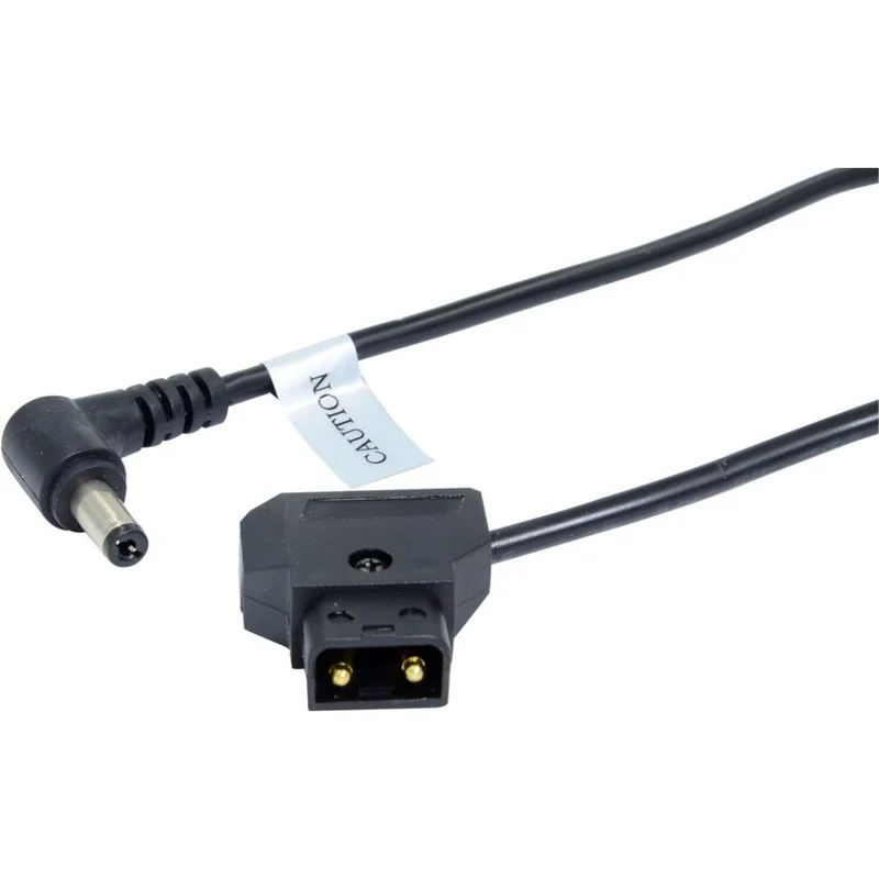 FXlion cavetto con linguetta a D per spinotto di alimentazione (2.1mm+/5.5mm-)