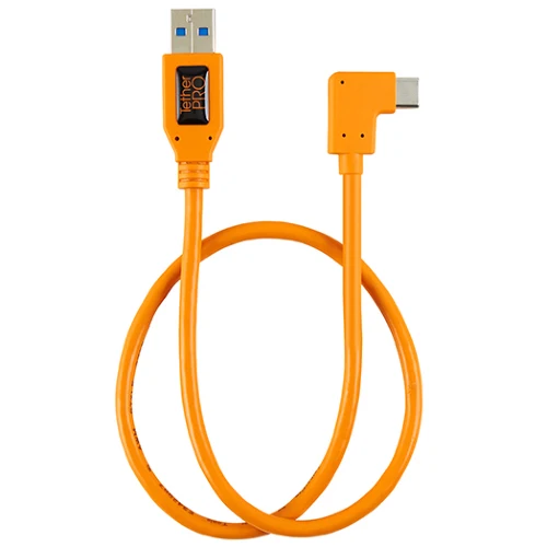Tether Tools TetherPro Adattatore ad angolo retto da USB 3.0 a USB-C (50 cm)