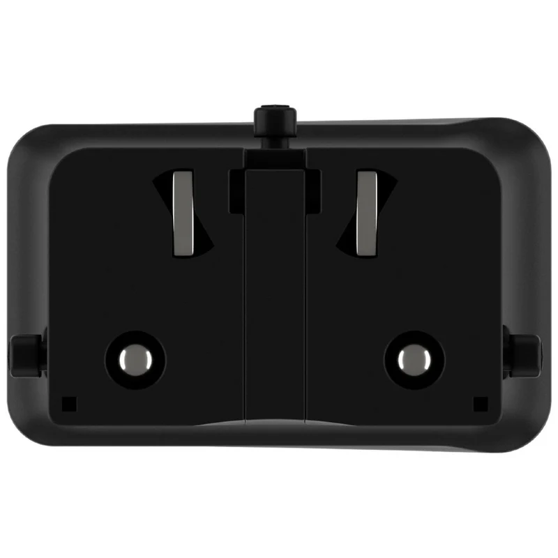 Rolling Square Adattatore da viaggio tascabile nero