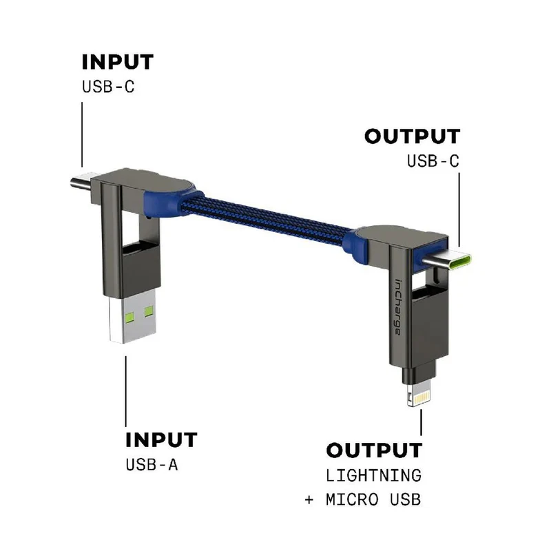 Rolling Square InCharge X blu zaffiro