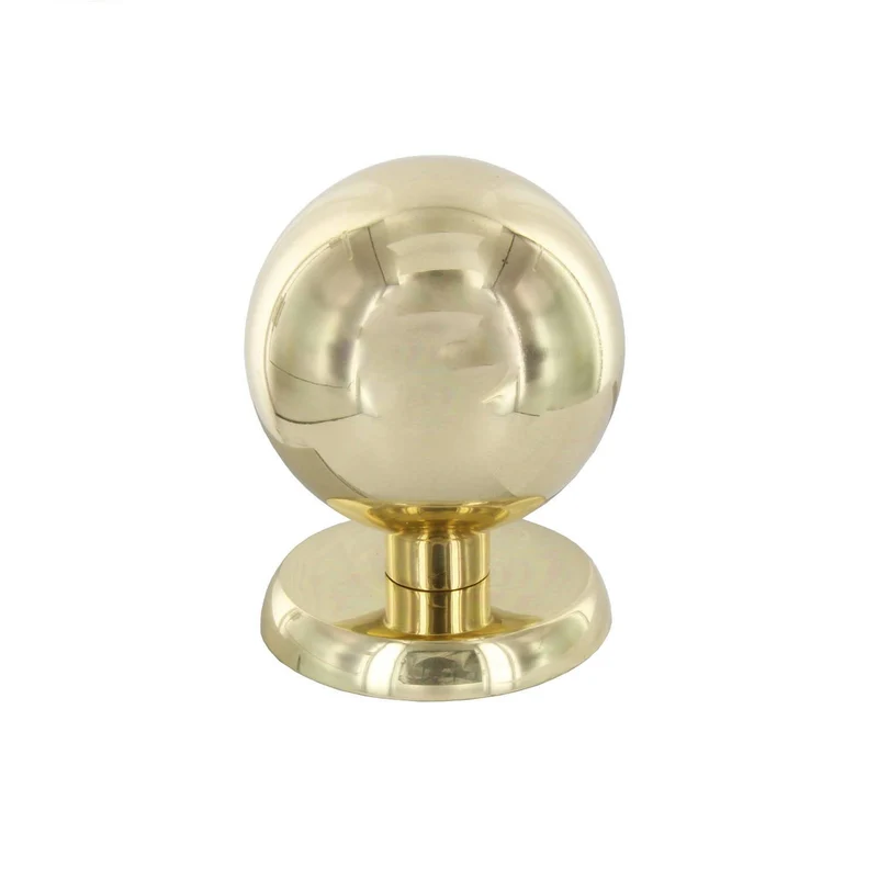 Pomolo Pomo Per Porta Entrata Portonicno In Ottone A Sfera 70 Mm Oro
