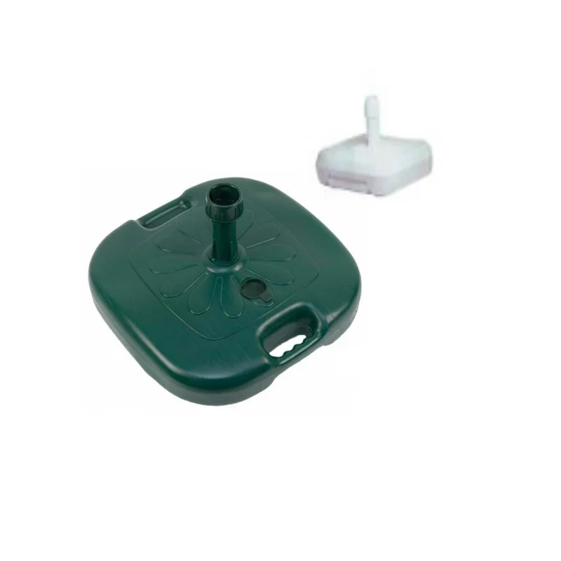 Base Supporto Per Ombrellone Pvc Acqua Sabbia Giardino Palo Tondo Max 38 Mm
