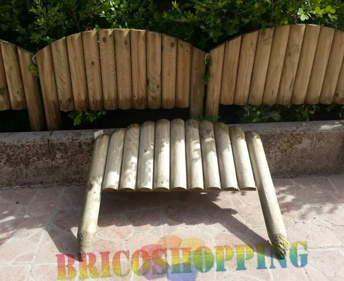 Recinto Steccato In Pino Impregnato 54x47 20+27 Bordura Recinto Giardino Vampiro
