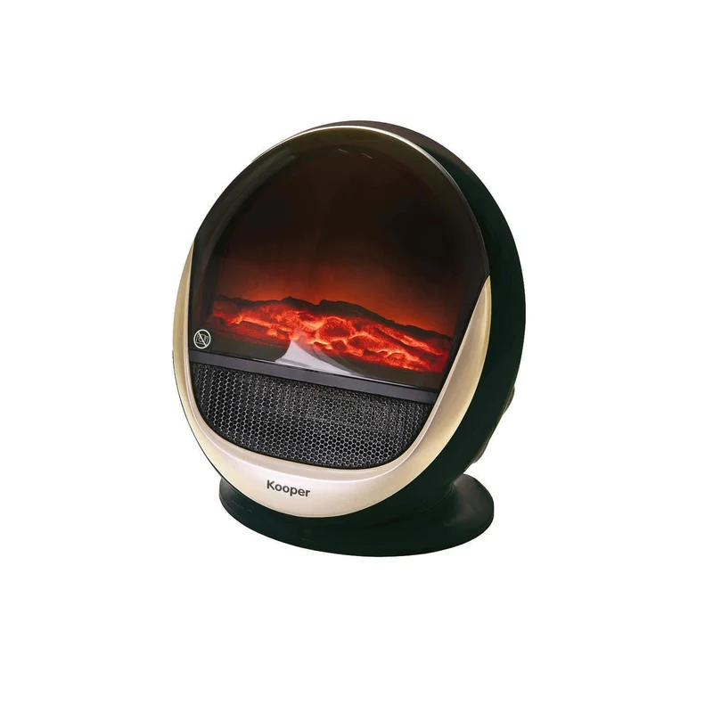 Stufa Termoventilatore Elettrico Effetto Camino 1500w