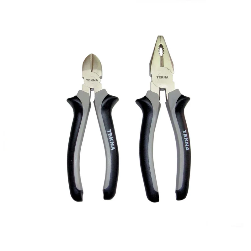 Set Pinza Mm 175 E Tronchesina Mm 150 Tekna Cromo Vanadio Manici Antiscivolo