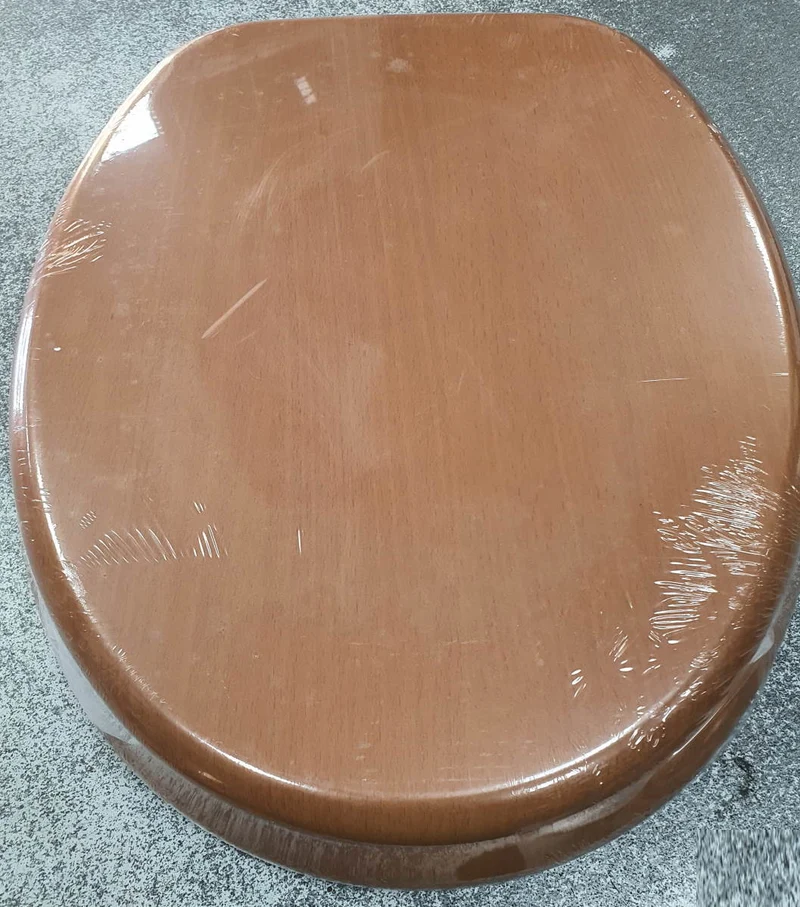 Copriwater Copri Water Wc Bagno Legno Mdf Effetto Ciliegio Coprivaso