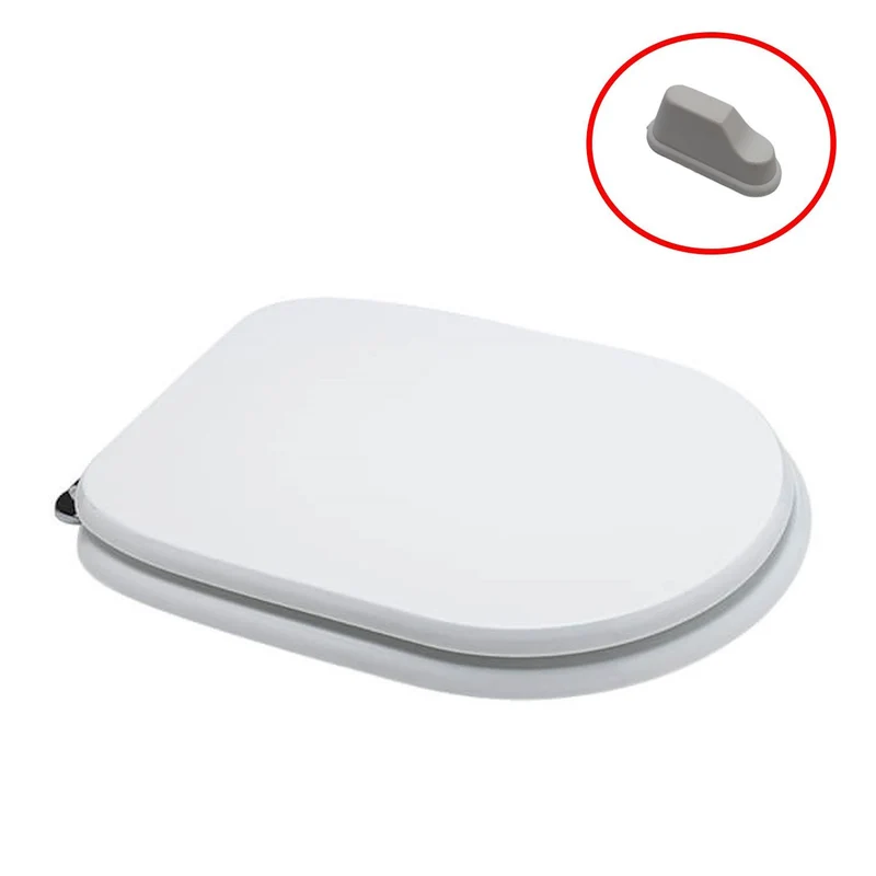 Copriwater Copri Water Wc Coprivaso Vaso Bagno Sintesi Cesame Bianco M. Italy