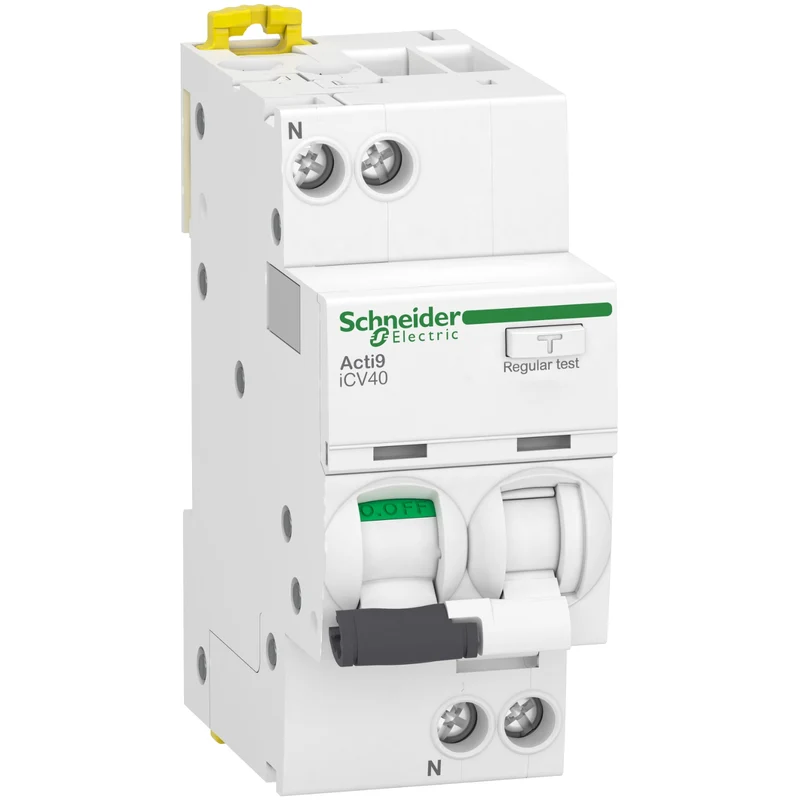 Interruttore Magnetotermico Differenziale Schneider iCV40A 1P+N Curva C 30mA Tipo AC