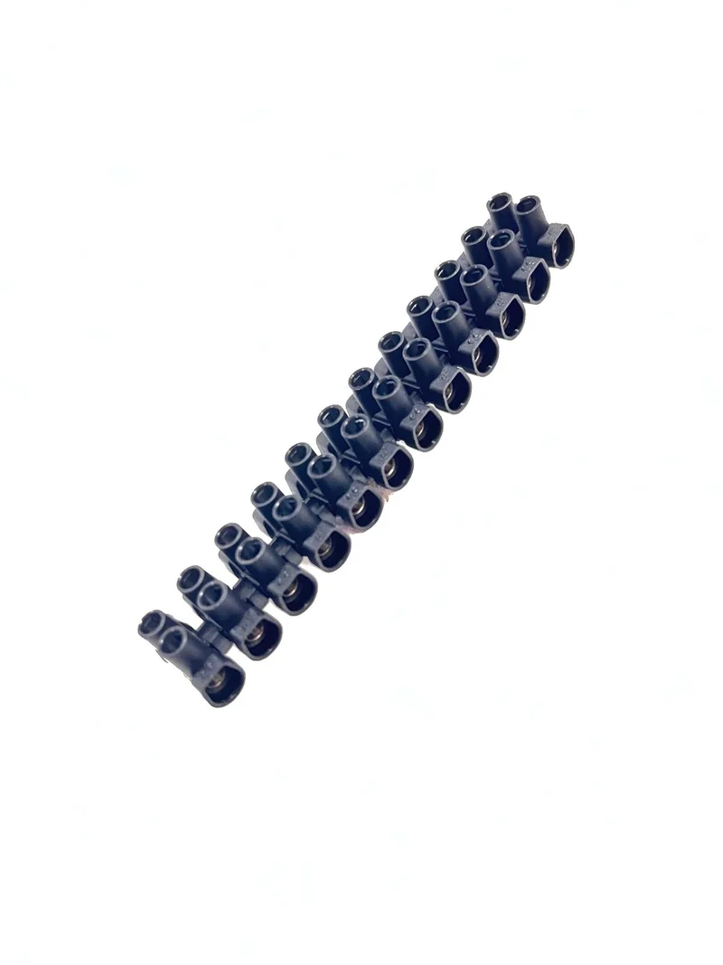 Morsettiera Mammut 12 Poli 6mm² Nera Arnocanali – BN2106