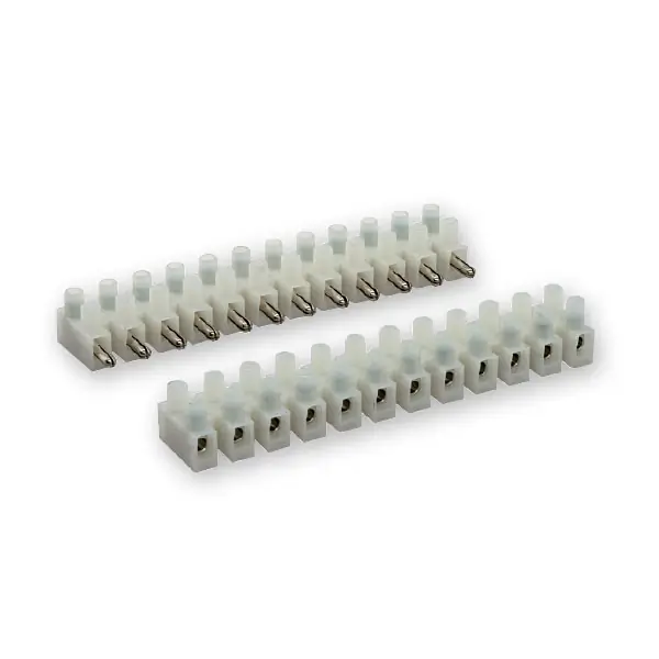 Morsettiera a Spina 12 Poli 2,5mm² Bianca Arnocanali – B204S