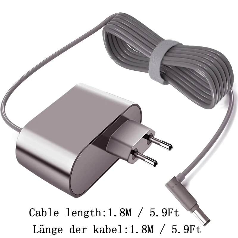 26,1V Caricabatterie per Dyson Animal V6 V7 V8 Absolute Aspirapolvere, Caricatore per DC58 DC59 DC61 DC62 DC72 SV03 SV04 SV05 SV06 SV11 SV10 SV09 Alimentatore Adattatore
