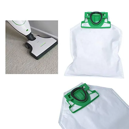 12 sacchetti per aspirapolvere Vorwerk Folletto VK 200, confezione doppia: 2 scatole da 6 sacchetti per aspirapolvere VK 200 e VK200 FP