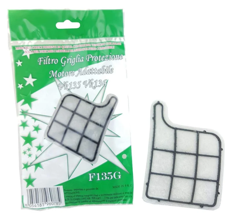 12 Sacchetti 12 profumini 2 filtri hepa 2 filtri motore compatibili aspirapolvere Vorwerk Folletto VK135 VK136 Super Scorta garantito S&G group