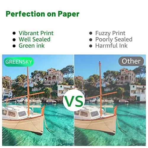 GREENSKY T0715 Multipack Cartucce D'Inchiostro Compatibili per Epson T0715 Multipack T0711 T0712 T0713 T0714 Sostituzione per Epson SX110 SX218 SX210 SX200 SX215 SX400 DX4400 DX8400 BX300F(15 Pack)