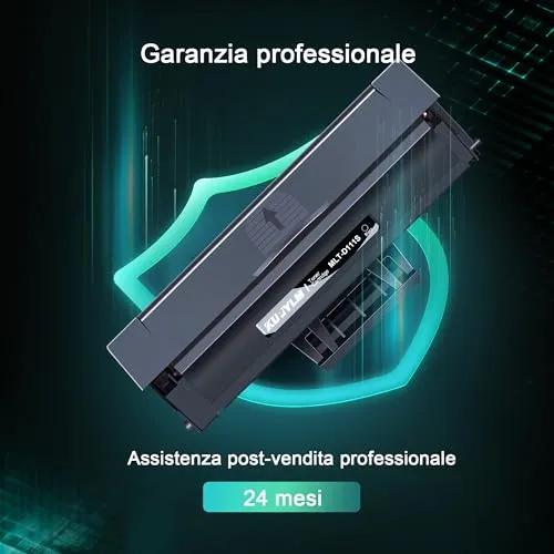 KUPYLM MLT-D111S D111L compatibili per Samsung MLT-D111 D111S MLT-D111L per toner 111S Xpress M2026W M2026 M2070FW M2070 M2070W M2070F M2020 M2020W M2021 M2021W M2022 M2022W M2071 M2071W (Nero, 2Pack)