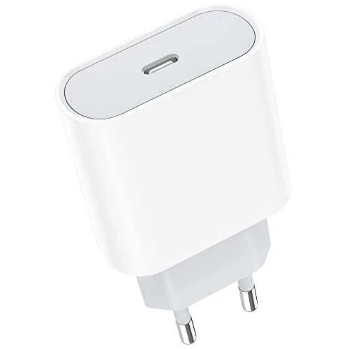 Presa USB C, 25W USBC Caricatore per iPhone 15/15 Pro/15 Pro Max/15 Plus/14/13/12/11/XS Max/XR/X, AirPods, Sakahyro Rapido Type C Carica Alimentatore Caricabatterie Spain Ricarica Adattatore Muro