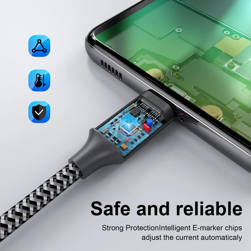 HAKUSHA Cavo USB C, [1M] Cavo USB Tipo C Nylon Ricarica Rapida per Android Samsung Galaxy S21 Ultra,Note 20,Z Fold 3,Huawei P50,Mate 40,MateBook,Xiaomi Mi 11 Lite,OnePlus 9,Google Pixel 5,Realme