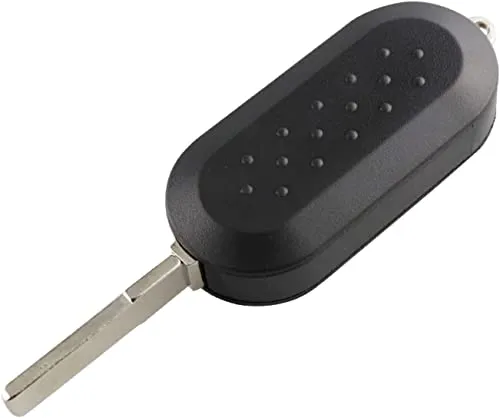Custodia Guscio Portachiavi Cover per Chiavi Auto con 3 Tasti Compatibile con i modelli di Macchina Fiat Grande Punto, Evo, Panda, Bravo, Stilo, 500 L e Lancia Y, Delta Musa