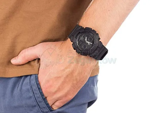 Casio G-SHOCK Orologio 20 BAR, Nero, Analogico - Digitale, Uomo, GA-100-1A1ER