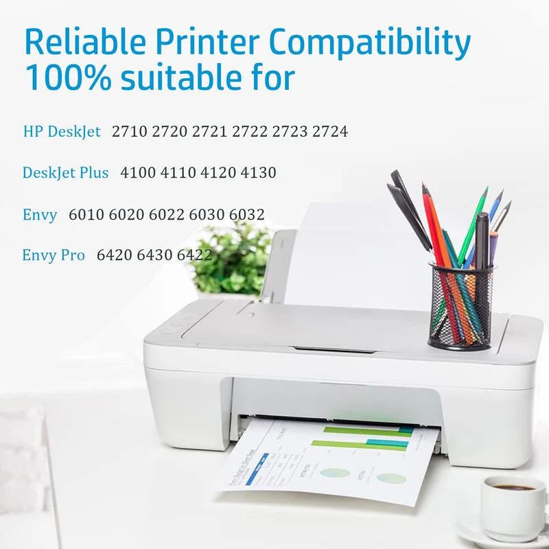 305XL Rigenerata Cartucce Sostituzione per HP 305 XL Cartucce Nero e colori per HP DeskJet 2710 2720 DeskJet Plus 4100 4110 4120 4130 Envy 6010 6020 6030 Envy Pro 6420 6430