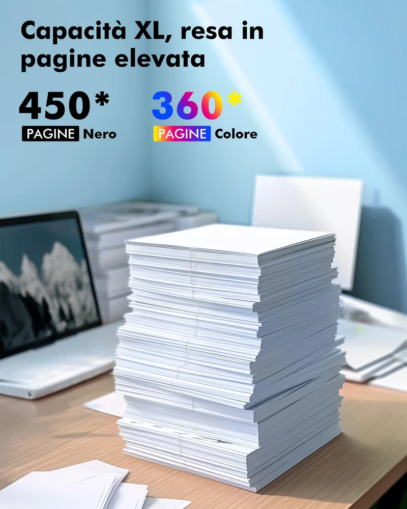 Heroil 304XL Nero e Colore 304 XL Cartucce d'inchiostro Rigenerato per HP 304 XL Nero e Colore per HP DeskJet 2600 2620 2630 3700 3720 3730 3750 3760 3762 3764 Envy 5000 5010 5020 5030 5032 (2-Pack)